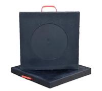 IXMLDAXD outrigger pads, 2 Pack Rv Jack Pads Leveling Blocks, Stackable Stabilizing Outrigger Pad 12 16 20 24 Inches Wide, Waterproof Crane/Wrecker(A,30x30x3cm/11.8x11.8x1.2in)