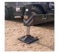 IXMLDAXD outrigger pads, Square RV Crane Outrigger Pads with Rope Handle, Prevents Sinking Jacks/Bucket Trucks Pad,Trailer Wrecker Landing Leveling(40x40x6cm/15.75x15.75x2.36in)