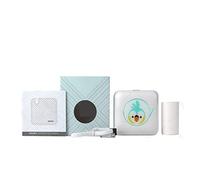 IXMLDAXD printer, Mini Adhesive Label Printer Portable Bluetooth Photo Printing Pocket 58mm(White B Printer)