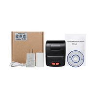 IXMLDAXD printer， Mini Portable Printer Wireless Receipt 58mm Ink-free USB BT ESC/POS Windows Android PC Factura Impresora Termica(Black Printer)