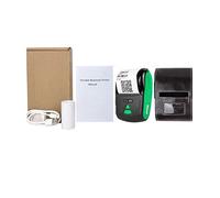IXMLDAXD printer， Wireless Mini Printer Portable Receipt Bluetooth 58mm(Green Printer)