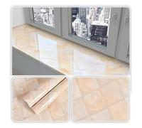 IXMLDAXD self-Adhesive Wallpaper, Marble Contact Paper Glossy Marble Wallpaper Self-Adhesive Wallpaper 3/5M Length Cabinet Paper Kitchen Countertops(Unique Colour,118.11x23.62IN)