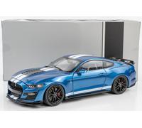 Ixo - 1:18 Ford Mustang Shelby GT500 Atlas Blue Metallic - Diecast Model