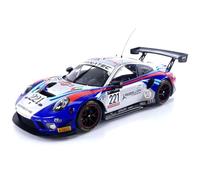 IXO 1/18 - Porsche 911 GT3 R - Spa 2022 - Blue/Grey/Red - Collectible Model Car - Adult Male Collectors