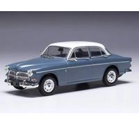 IXO 1/43 DIECAST 1961 VOLVO 121 AMAZON IN BLUE-GREY & WHITE CLC556