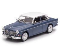 IXO 1/43 DIECAST 1961 VOLVO 121 AMAZON IN BLUE-GREY & WHITE CLC556