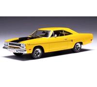 IXO 1/43 DIECAST 1970 PLYMOUTH ROAD RUNNER 440 IN YELLOW & BLACK CLC531