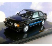 Ixo Compatible with Ford Escort MK3 RS Turbo 1984 Black Model Car 1:43 Models