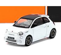 IXO 1/43 DIECAST 2024 FIAT ABARTH 500 500E TURISMO IN WHITE/BLACK STRIPE MOC345