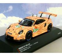 IXO 1/43 PORSCHE 911 RSR #92 "PINK PIG" GTE CLASS WINNER LE MANS 2018 LE43020