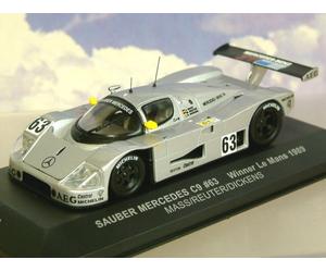 IXO 1/43 SAUBER MERCEDES C9 #63 WINNER LE MANS 1989 MASS/REUTER/DICKENS LM1989