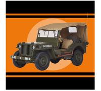 Ixo 10105 - 1:8 Die-Cast Kit US Jeep Willys 4x4 - New