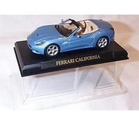 ixo blue ferrari california car 1.43 scale diecast model