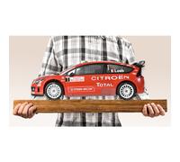 IXO Collections 1:8 1:8 IXO Citroen C4 WRC Model Building, Standing Model Building, High-Quality Kit, Model Kit, Light Function, Sound Function, Construction Kit