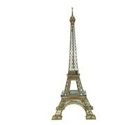 IXO Collections 1:270 Eiffel Tower Model Kit - Metal, Detailed Stand, 1396 Parts (469 Metal), Remote Control, Pre-painted, Grey