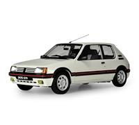 IXO Collections 1:8 IXO Peugeot 205 GTI White - Model Building, Standing Model Building, High-Quality Kit, Model Kit, 720 Pieces, Car Kit