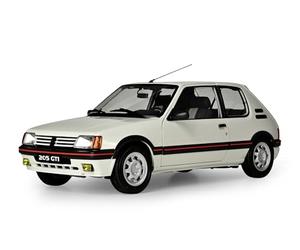 IXO Collections 1:8 IXO Peugeot 205 GTI White - Model Building, Standing Model Building, High-Quality Kit, Model Kit, 720 Pieces, Car Kit