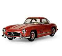 IXO Collections 1:8 Mercedes 300 SL Red Model Building Kit - 602 Pieces (Including 113 Metal Die-Cast Parts), Non-Foldable, Suitable for Teens & Adults