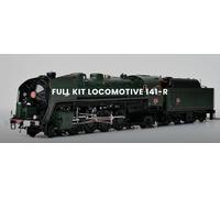 IXO Collections 141-R Steam Locomotive 1:32 Scale Full Kit IXC.141.FK, White Box