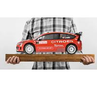 IXO Collections 1:8 1:8 IXO Citroen C4 WRC Model Building, Standing Model Building, High-Quality Kit, Model Kit, Light Function, Sound Function, Construction Kit