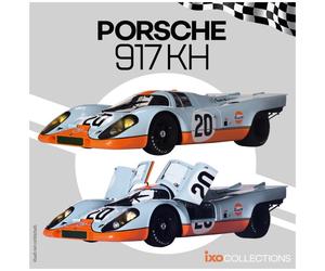 IXO Collections Full Kit Porsche 917 KH #20 Gulf Livery 1:8 Scale IXC.POR.FK