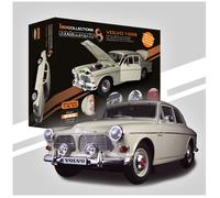 IXO Collections Full Kit Volvo 122S 1:8 Scale Metal and Plastic Kit IXC.VOL.FK