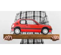 IXO Collections - Red Peugeot 205 1.9 GTI 1/8 Scale Metal & Plastic Kit -