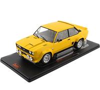 Ixo Compatible with Fiat 131 Abarth 1980 Yellow Model Car 1:18 Models