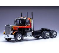 IXO D/CAST 1/43 1977 FREIGHTLINER FLC 120 64 T TRUCK CAB/TRACTOR BLACK/RED TR186