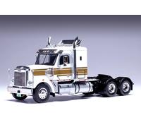IXO DIECAST 1/43 2012 FREIGHTLINER CORONADO TRUCK CAB/TRACTOR WHITE & GOLD TR210