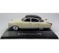Ixo - MAGARG48 - IKA Kaiser Carabela 1958 Saloon 4 Doors White Roof Black Sold in Blister Packaging - 1:43 Scale