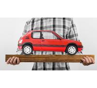 Ixo (Parent) Red Peugeot 205 1.9 Gti 1/8 Scale Full Metal Kit
