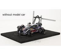 IXO Pit Stop Set Blue 6 figures with Decals and Accessories 1:43 Scale IXO FIG002SET