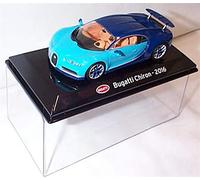 ixo Supercars collection dark & light blue Bugatti Chiron car 1:43 scale diecast model