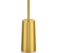 IXO Toilet Brush and Holder, Toilet Brush Stainless Steel, Toilet Bowl Brush for Bathroom Toilet-Ergonomic, Elegant,Durable (Gold)