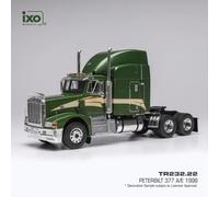 IXO 1/43 DIECAST 1998 PETERBILT 377 A/E TRUCK/CAB IN METALLIC GREEN/CREAM TR232