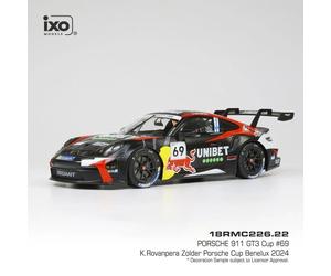 IXO18RMC226.22 PORSCHE 911 GT3 CUP #69 ROVANPERA ZOLDER 2024 1/18