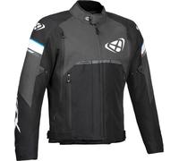 Ixon Allroad Motorcycle Textile Jacket, black-grey-blue, size 3XL for Men