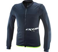 Ixon Arma Motorcycle Textile Jacket, white-blue-yellow, size M for Men