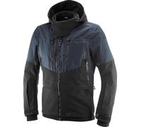 Ixon Asgard waterproof Motorcycle Textile Parka, black-blue, size XL for Men