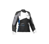 Ixon Balder Damen Motorcycle Textile Jacket, black-grey-blue, size XL
