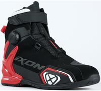 Ixon Bull 2 Waterproof Motocycle Shoes, black-white-red, size 46 for Men