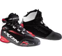 Ixon Bull WP Motorcycle Shoes, black-white-red, size 41 for Men