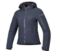 Ixon Burning Ladies Motorcycle Textile Jacket, navy blue, size XS
