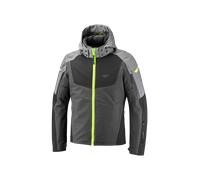 Ixon Burning waterproof Motorcycle Textile Jacket, grey/black/yellow, size XXL