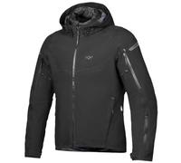 Ixon Burning Waterproof Motorcycle Motorbike Jacket - Black/Anthracite/Orange