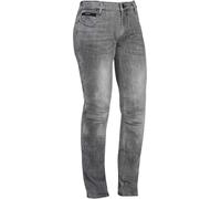 Ixon Cathelyn Ladies Motorcycle Jeans Pants, light grey, size XS