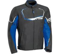 Ixon Challenge Motorcycle Textile Jacket, black-blue, size S for Men