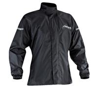 Ixon Compact Ladies Motorcycle Rain Jacket, black, size 4XL for Women