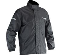 Ixon Compact Motorcycle Rain Jacket, black, size 2XL for Men